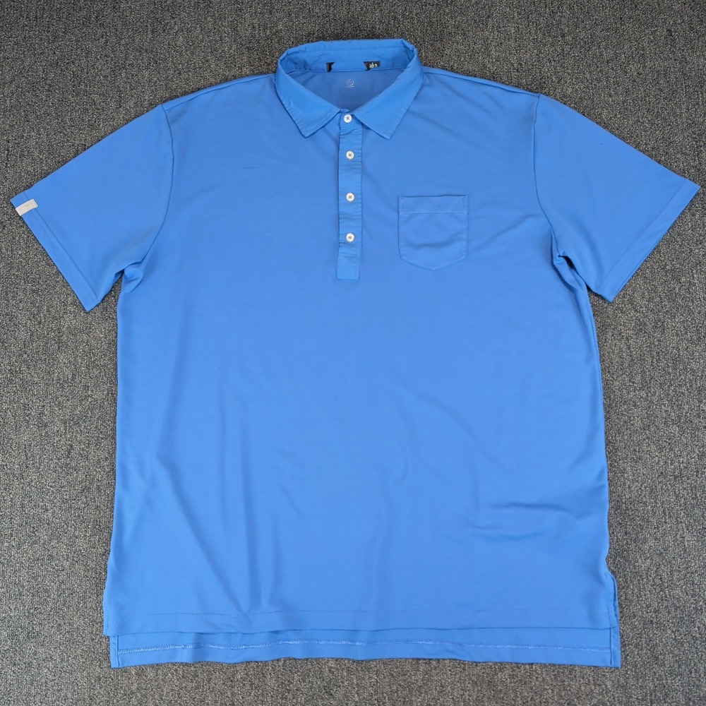 RLX Ralph Lauren Golf Performance Polo Shirt Men XL Blue Wicking Sport Short Slv — photo 2